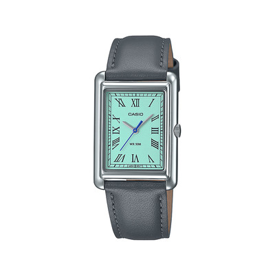 Montre CASIO femme bracelet cuir marron - vue 1
