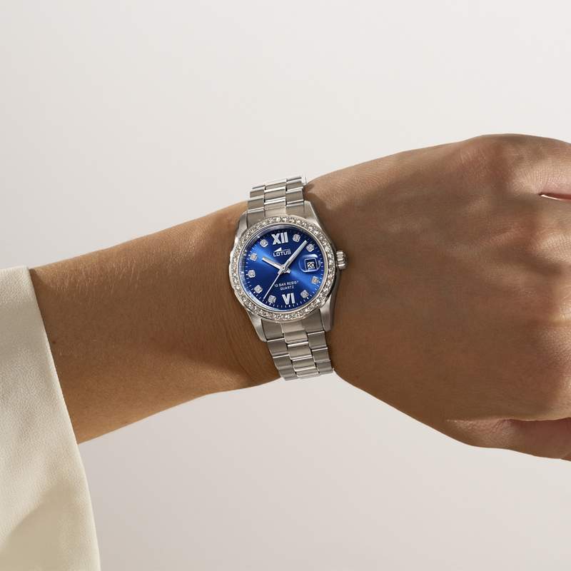 Montre LOTUS Freedom femme bracelet acier - vue porté 1