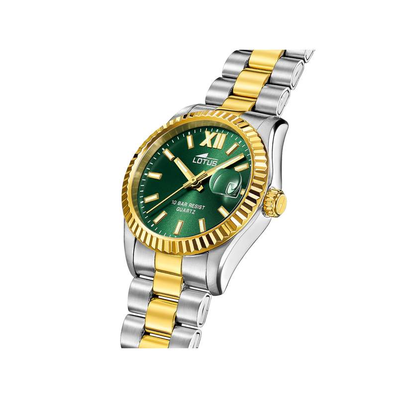 Montre LOTUS Freedom femme bracelet acier bicolore - vue 2