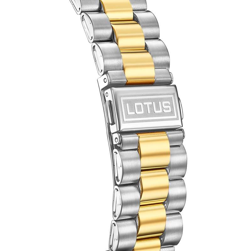 Montre LOTUS Freedom femme bracelet acier bicolore - vue D2