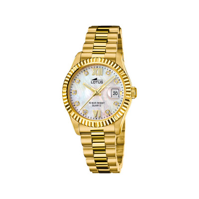 Montre LOTUS Freedom femme bracelet acier doré - vue 1