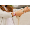 Montre FLIK FLAK MARINETTE enfant plastique biosourcé bracelet pet recyclé blanc - vue Vporté 1