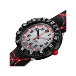 Montre Flik Flak Shine Bright Webaxus enfant plastique biosourcé bracelet silicone noir - vue 2