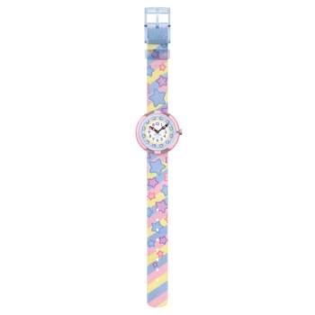 FLIK FLAK STAR PARTY children's watch biosourced plastic recycled pet bracelet blue