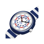Flik Flak Color my life Little boat child watch biosourced plastic recycled PET strap blue - view 2