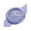 Montre FLIK FLAK Shine bright Lilaxus enfant plastique biosourcé bracelet PET recyclé violet - vue V2