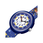 Montre Flik Flak Future dreams Paws up enfant plastique biosourcé bracelet PET recyclé bleu - vue 2
