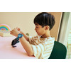 Montre FLIK FLAK Gameland Level Teal enfant plastique biosourcé bracelet PET recyclé vert - vue Vporté 1