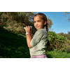 Montre FLIK FLAK Shine bright Shining turtle enfant bracelet plastique biosourcé violet - vue Vporté 1
