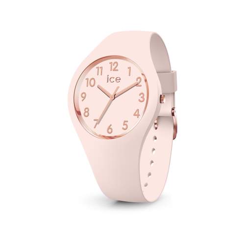 ICE WATCH ice glam colour dameshorloge roze siliconen armband