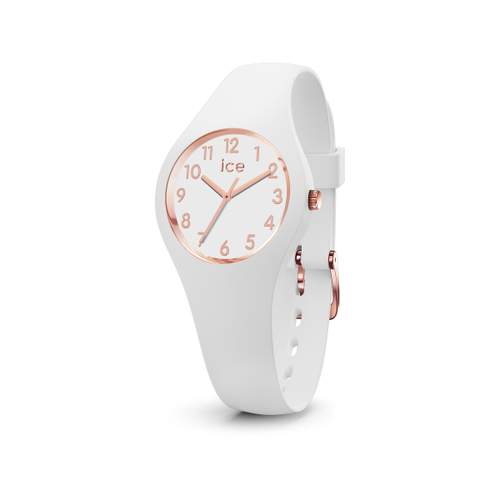 ICE WATCH ice glam women's watch white silicone bracelet