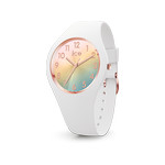Montre ICE WATCH Ice sunset femme bracelet silicone blanc - vue 1