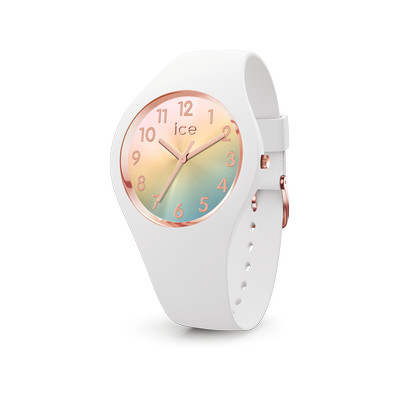 Montre ICE WATCH Ice sunset femme bracelet silicone blanc - vue 1