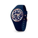Montre ICE WATCH Ice flower femme bracelet silicone bleu - vue 1