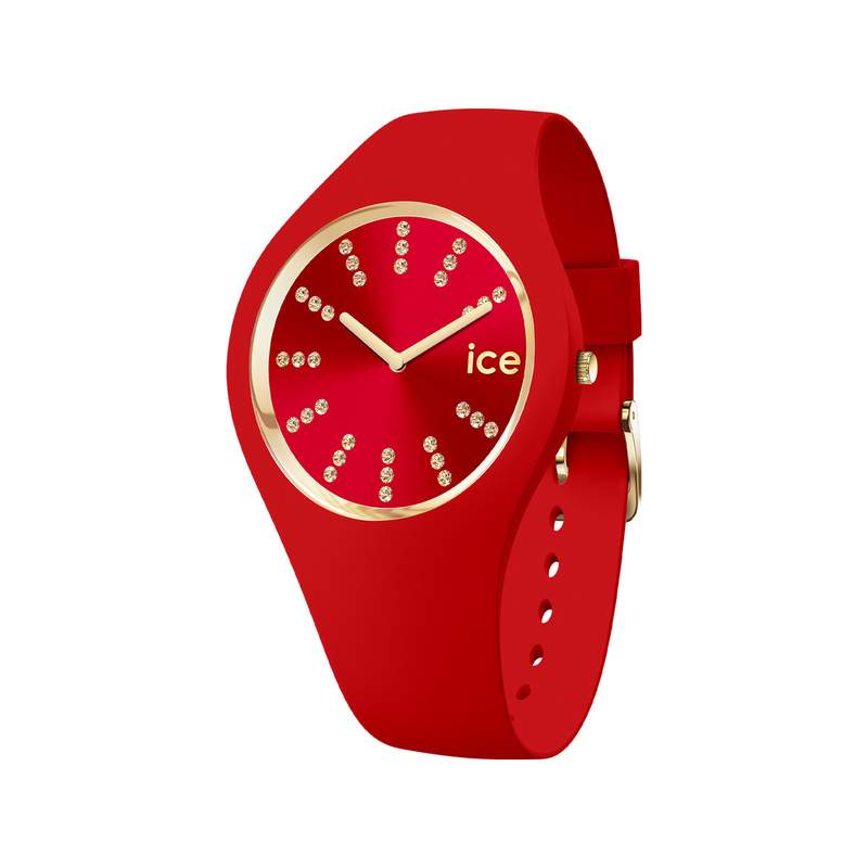 Montre ICE WATCH Ice cosmos femme bracelet silicone rouge - vue 1
