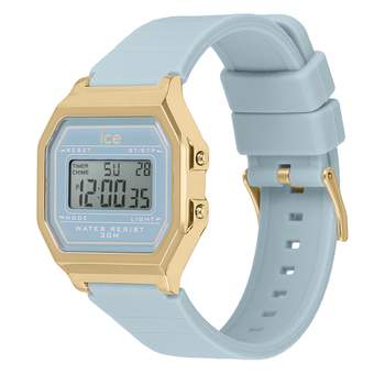 ICE WATCH Ice digit retro women's watch with blue silicone strap