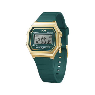 Montre ICE WATCH Ice digit retro femme bracelet silicone bleu