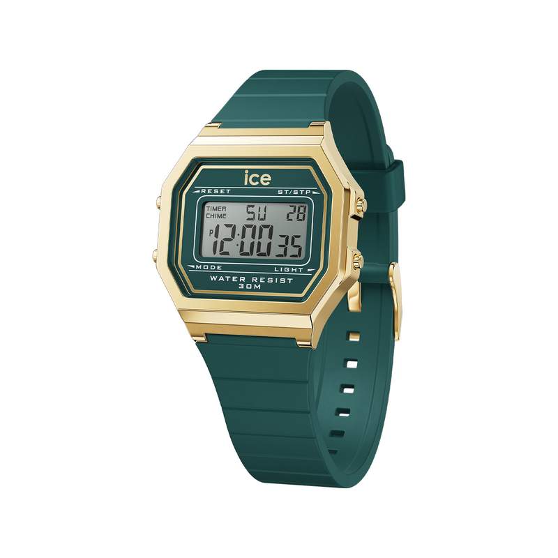 Montre ICE WATCH Ice digit retro femme bracelet silicone bleu - vue 1