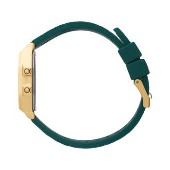 ICE WATCH Ice digit retro dameshorloge met blauwe siliconen band
