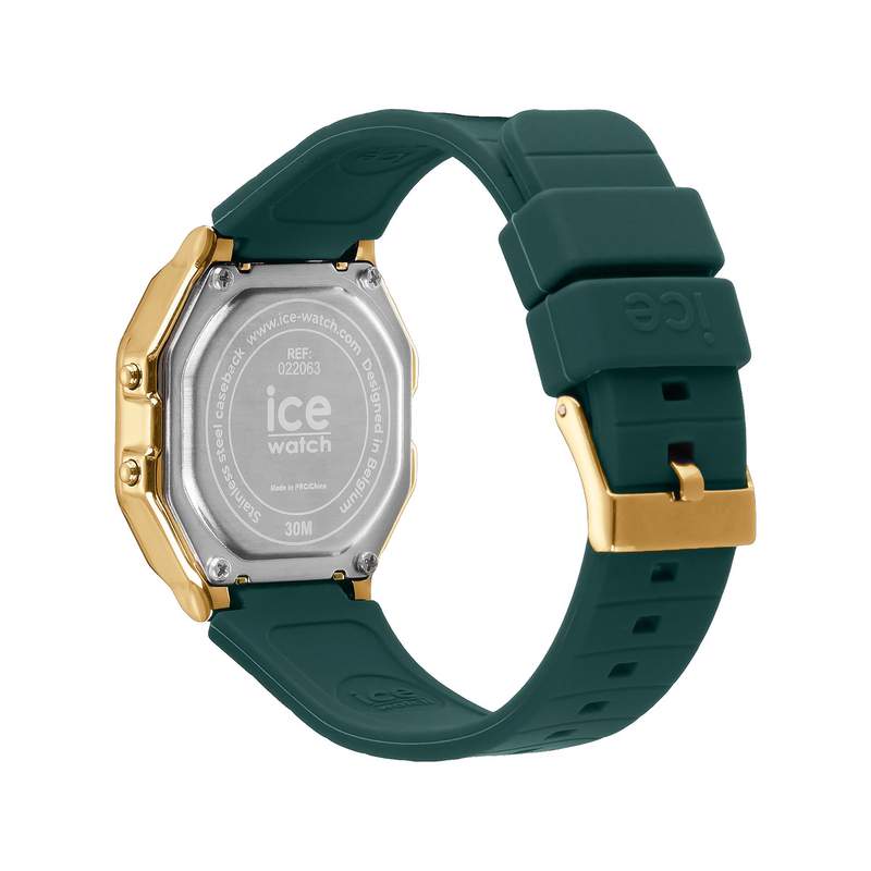 Montre ICE WATCH Ice digit retro femme bracelet silicone bleu - vue 3