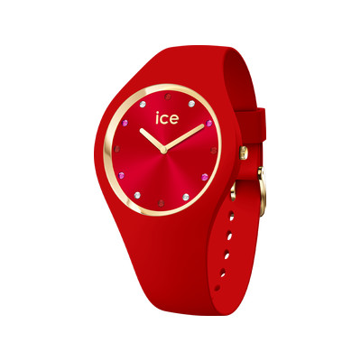 Montre ICE WATCH Ice cosmos femme bracelet silicone rouge - vue 1