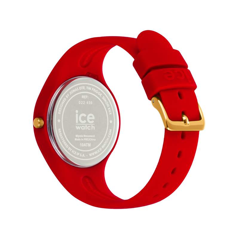 Montre ICE WATCH Ice cosmos femme bracelet silicone rouge - vue 3