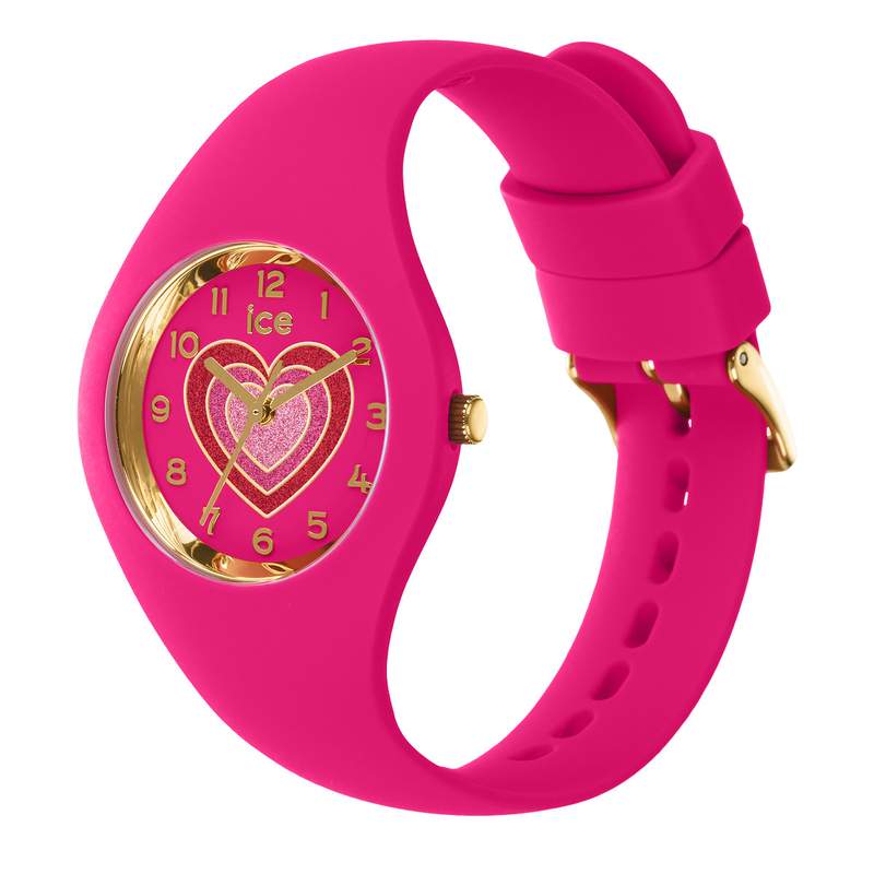 Montre ICE WATCH Ice fantasia femme bracelet silicone rose - vue D1