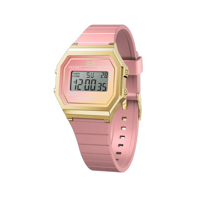 Montre ICE WATCH Ice digit retro femme bracelet silicone rose - vue 1