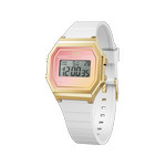 Montre ICE WATCH Ice digit retro femme bracelet silicone blanc - vue 1