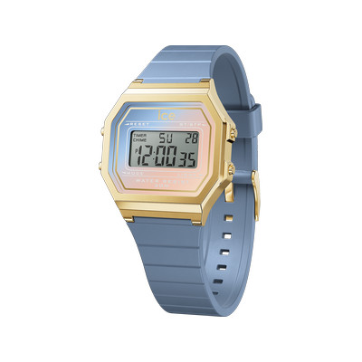 Montre ICE WATCH ice digit retro femme bracelet silicone bleu - vue 1