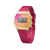 Montre ICE WATCH ice digit retro femme bracelet silicone rose - vue V1