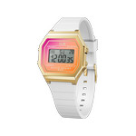 Montre ICE WATCH Ice digit retro femme bracelet silicone blanc - vue 1