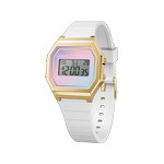 Montre ICE WATCH Ice digit retro femme bracelet silicone blanc - vue 1