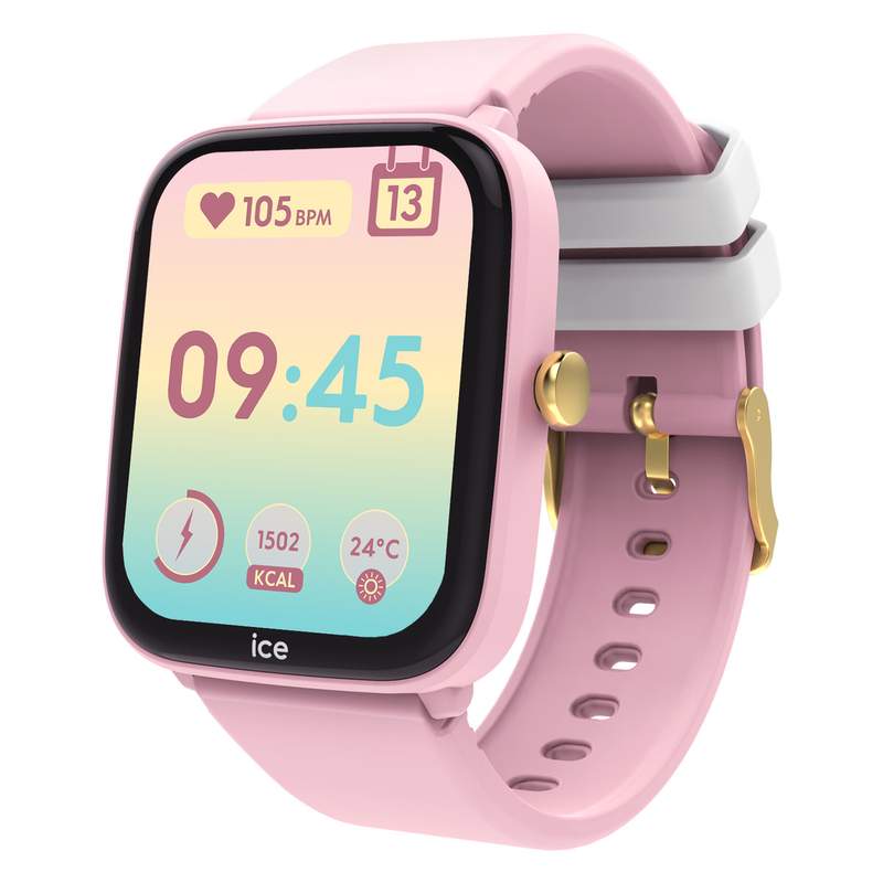 Montre ICE WATCH Ice smart enfant bracelet silicone rose - vue D1