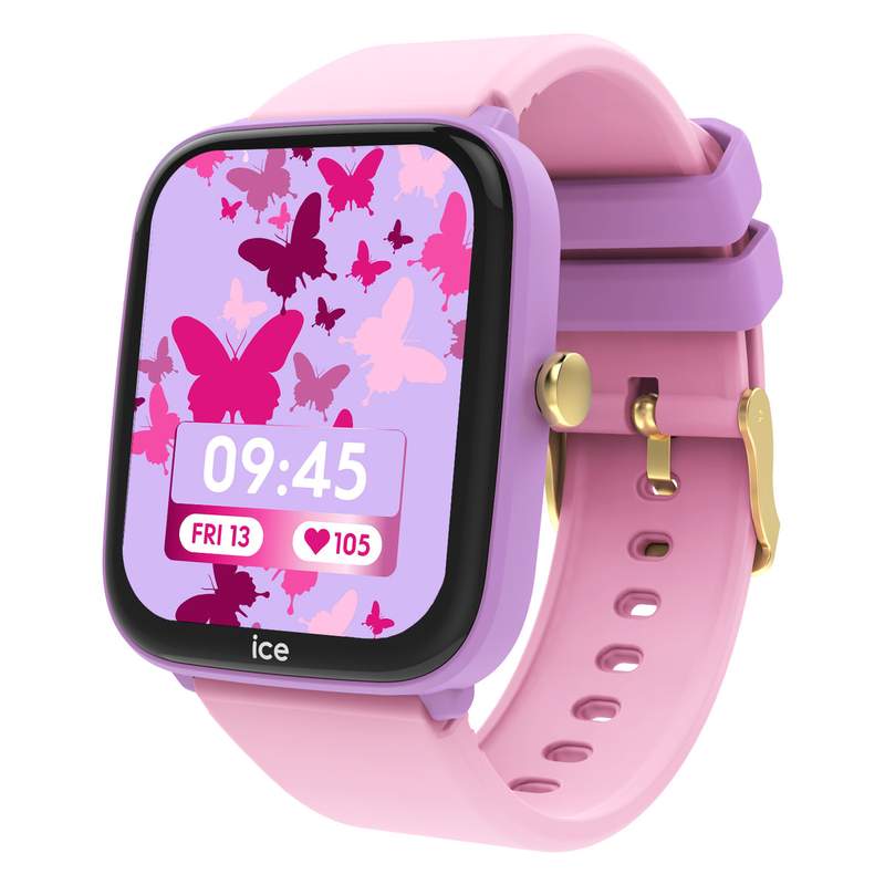 Montre ICE WATCH Ice smart enfant bracelet silicone rose - vue D1