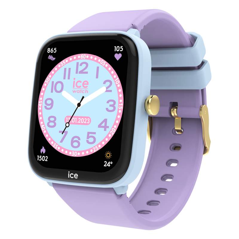 Montre ICE WATCH Ice smart enfant bracelet silicone violet - vue D1