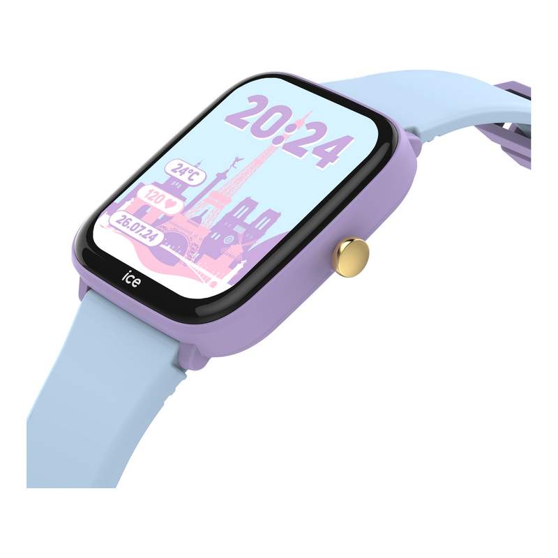Montre ICE WATCH Ice smart enfant bracelet silicone bleu - vue 2