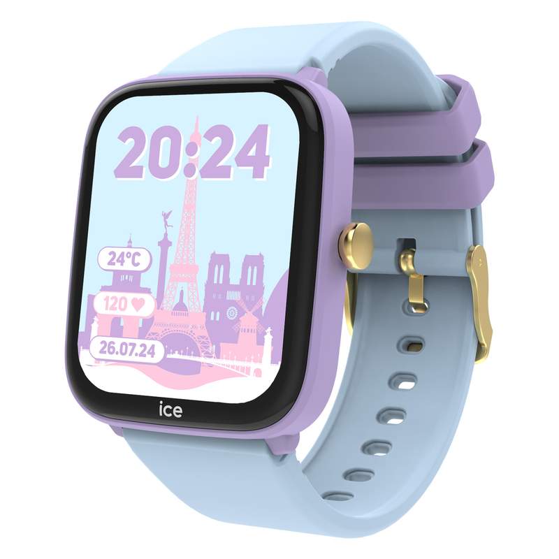 Montre ICE WATCH Ice smart enfant bracelet silicone bleu - vue D1