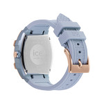Montre ICE WATCH Ice boliday femme bracelet silicone bleu - vue 3