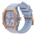 Montre ICE WATCH Ice boliday femme bracelet silicone bleu - vue D1