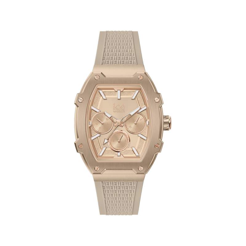 Montre ICE WATCH Ice boliday femme bracelet silicone marron - vue 1