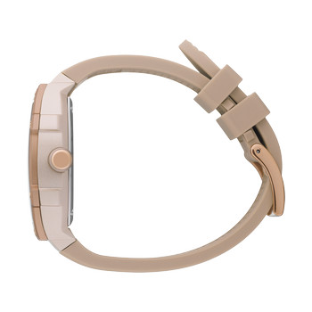 ICE WATCH Ice boliday dameshorloge met bruine siliconen band