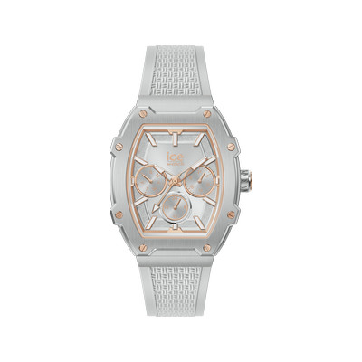 Montre ICE WATCH Ice boliday femme bracelet silicone gris