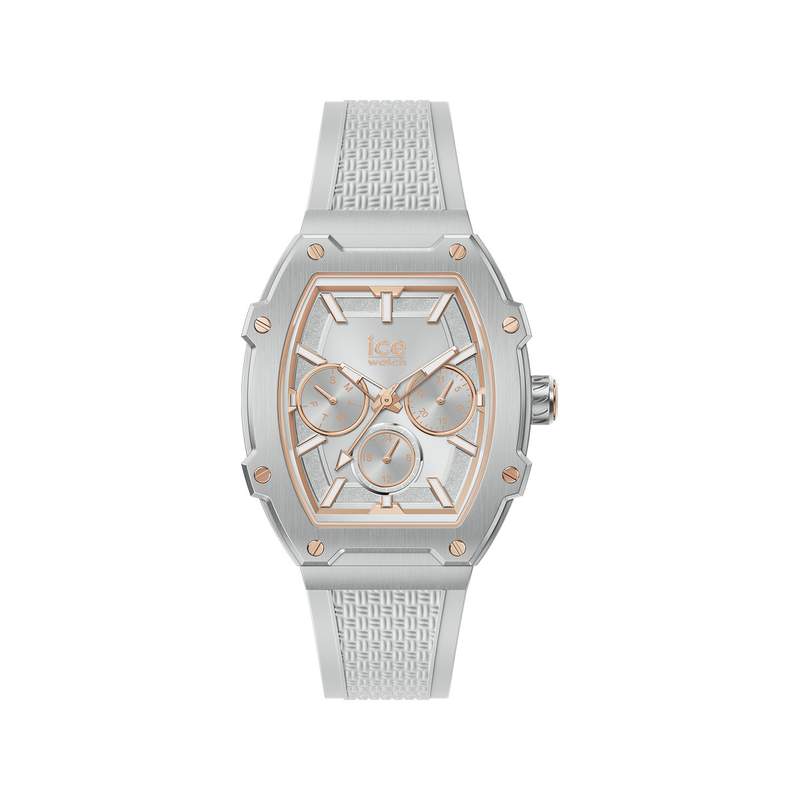 Montre ICE WATCH Ice boliday femme bracelet silicone gris - vue 1