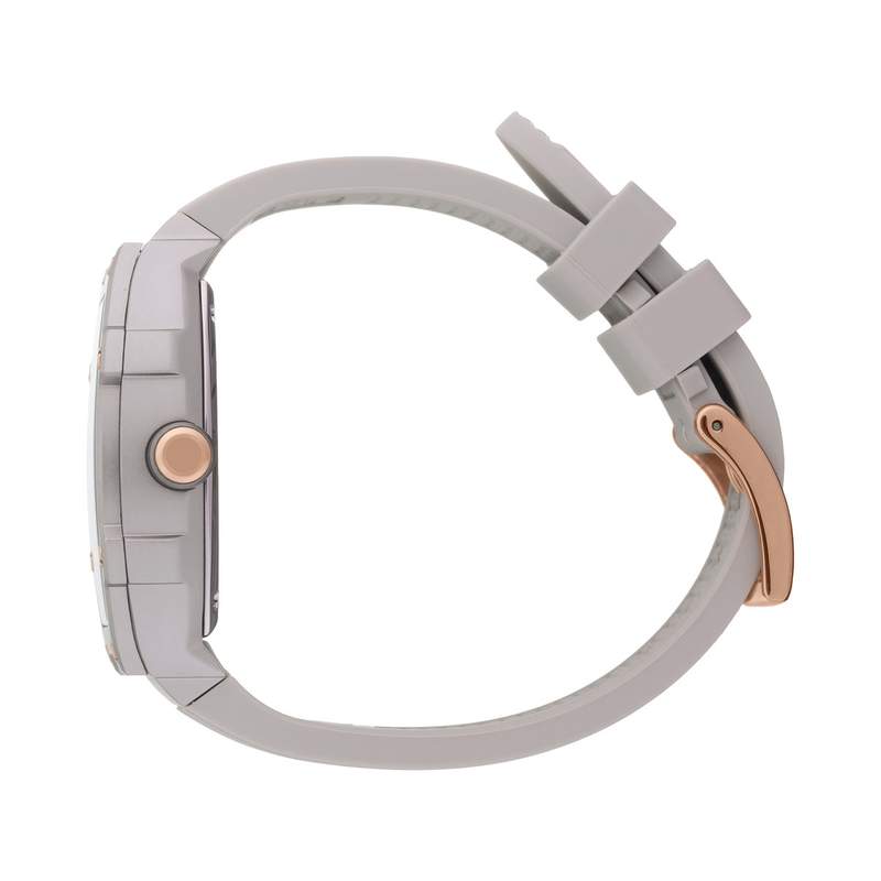 Montre ICE WATCH Ice boliday femme bracelet silicone gris - vue 2