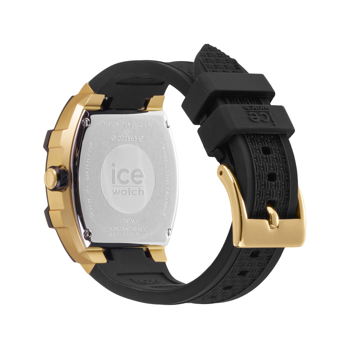 Montre ICE WATCH Ice boliday femme bracelet silicone noir - vue 3