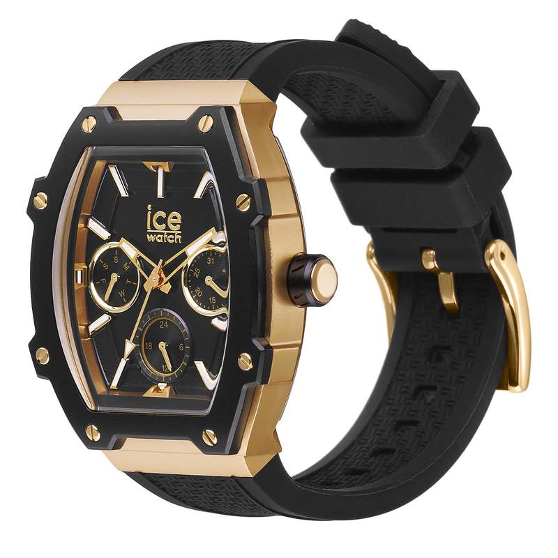 Montre ICE WATCH Ice boliday femme bracelet silicone noir - vue D1