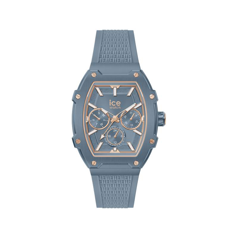 Montre ICE WATCH Ice boliday femme bracelet silicone bleu - vue 1