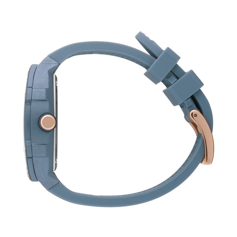 Montre ICE WATCH Ice boliday femme bracelet silicone bleu - vue 2