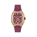 Montre ICE WATCH Ice boliday femme bracelet silicone rouge - vue 1